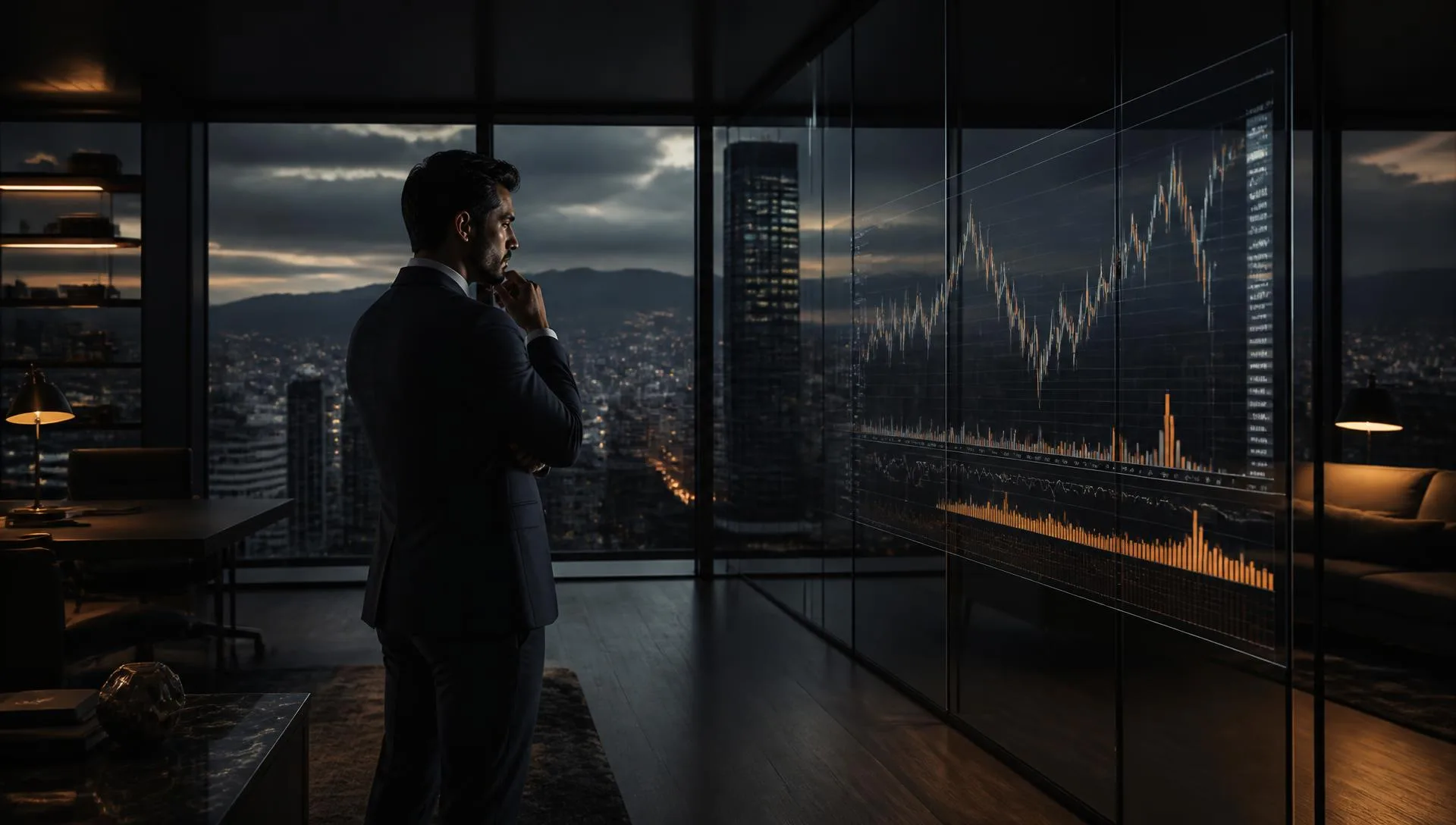 Inversionista analizando una oportunidad empresarial